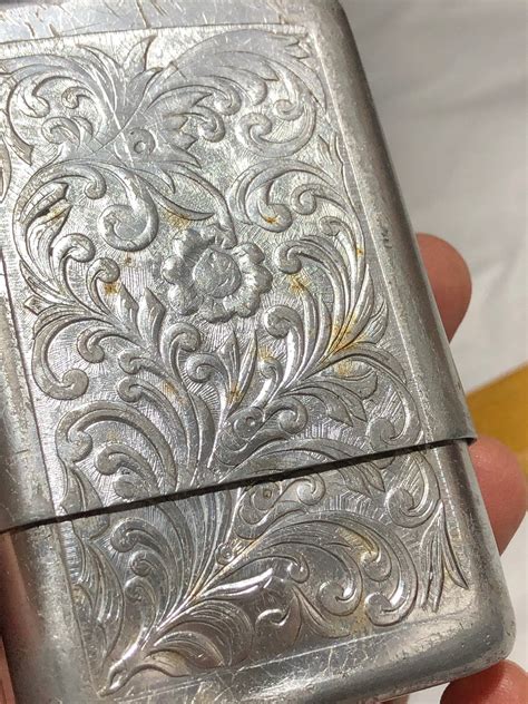 old metal cigarette cases